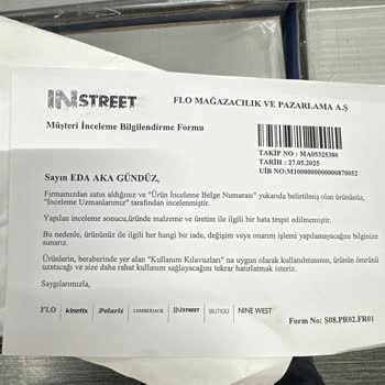 Kısa Sürede Yırtılan Ayakkabı Ve Olumsuz Müşteri Deneyimi