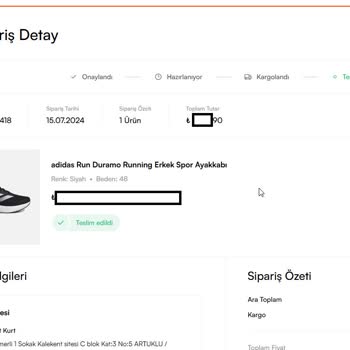 Aldığım Adidas Ayakkabı Kısa Sürede Parçalandı, Müşteri Hizmetleri Hayal Kırıklığı Yaşattı