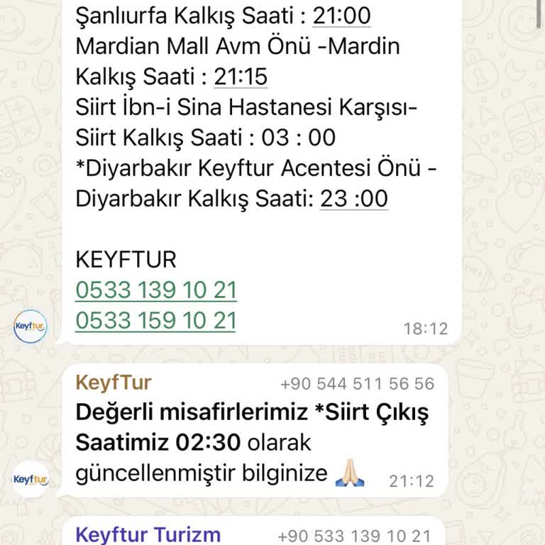 Tur Saatindeki Belirsizlik Ve İlgisizlik Nedeniyle Mağduriyet