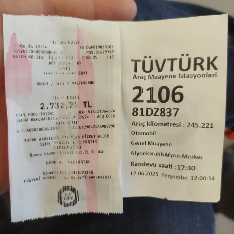 Araç Muayene İstasyonunda Haksız Kredi Kartı Komisyonu Kesintisi