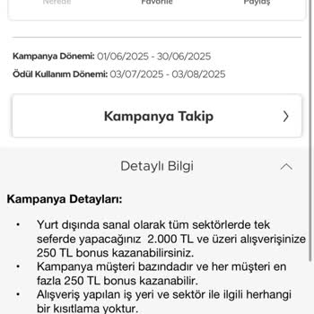 Kampanya Şartlarını Sağladım Bonus Puanım Verilmedi