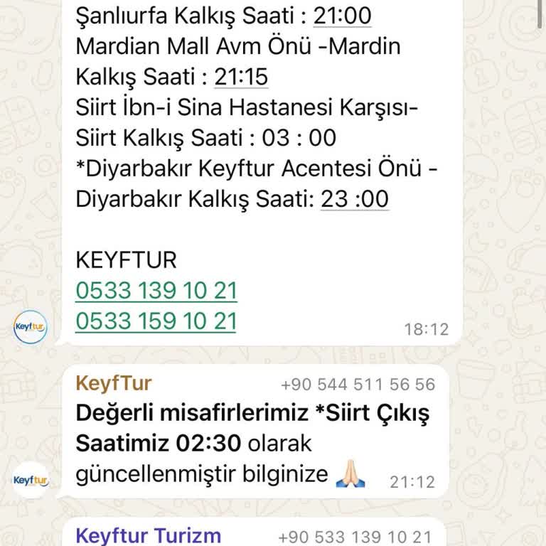 Tur Saatindeki Değişiklikler Ve İletişim Sorunları Nedeniyle Yaşanan Mağduriyet
