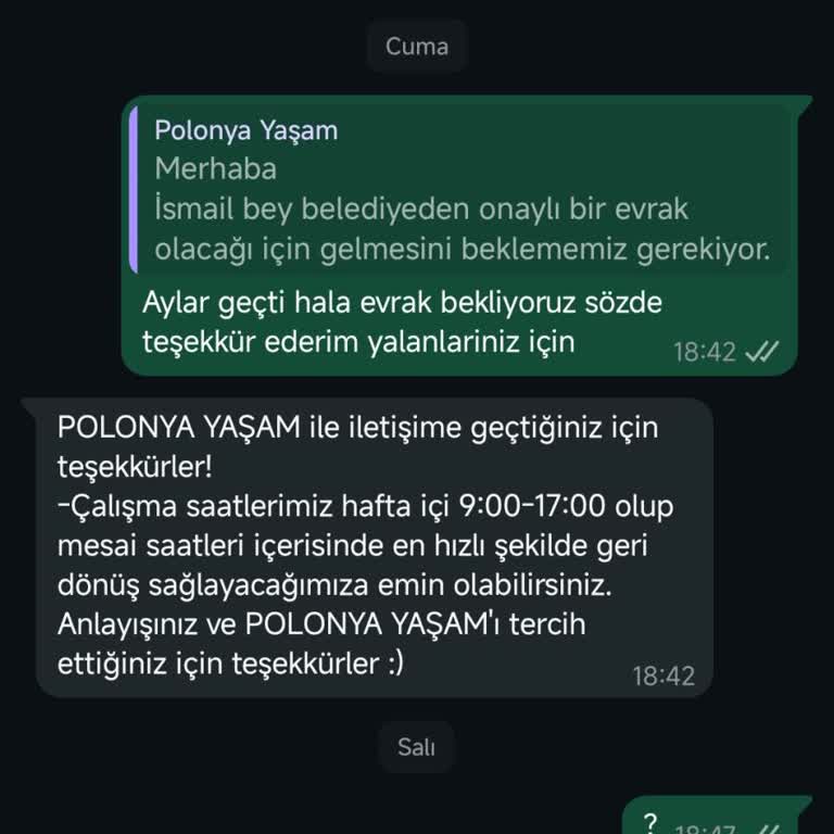 Vize Desteği Sonrası İletişimsizlik Ve Evrak Gecikmesi