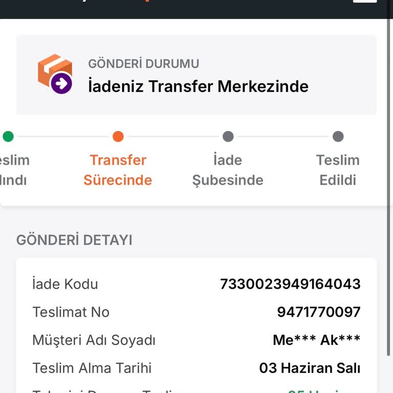 Yanlış Kargo Alındı Masam Kayboldu İade Mağduriyeti Yaşıyorum