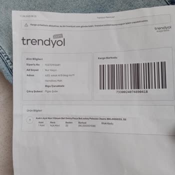 İki Kez Lekeli Pantolon Gönderilmesi Ve Mağduriyetin Giderilmemesi