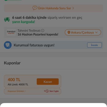 Kargo Firması Değişikliği Hakkında Yetersiz Ve Yanıltıcı Bilgilendirme