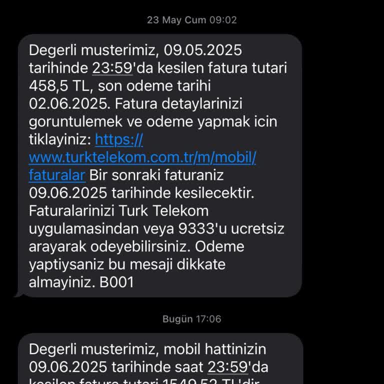 Taahhüt Bitiminde Haksız Yüksek Fatura Ve Müşteri Temsilcisine Ulaşılamıyor