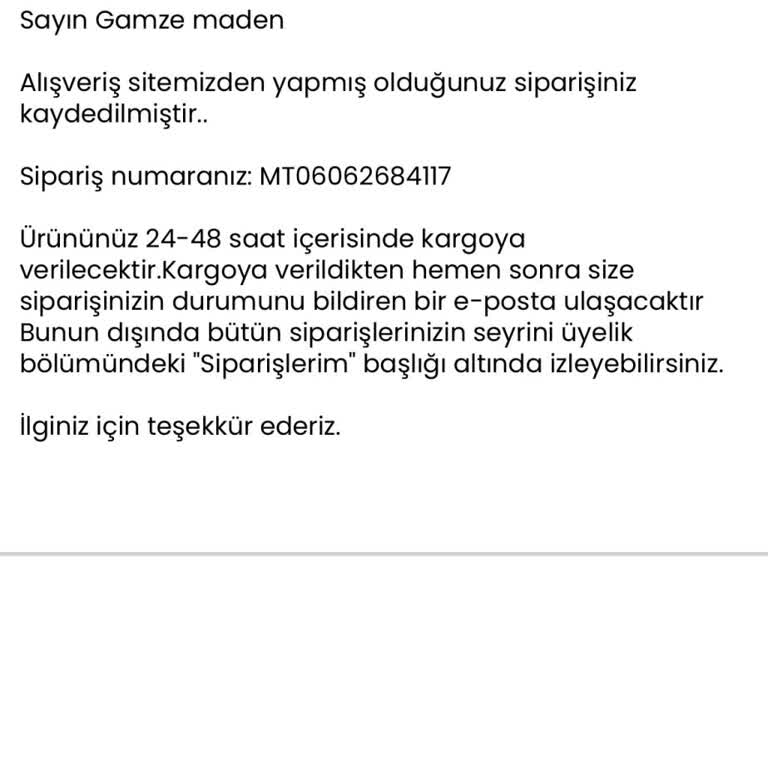 Siparişim Kargoya Verilmedi, Mağduriyetim Giderilsin