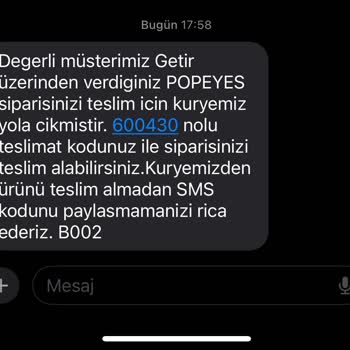 Getir'den Verilen Siparişin Sebepsiz İptali Ve Maddi Zarar