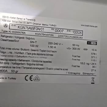 Bosch Buzdolabı Garantisi Biter Bitmez Paslandı Servis Çözüm Sunmadı