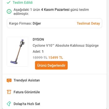 Dyson V10 Süpürge Sürekli Duruyor Ve Batarya Sorunu Yaşıyorum