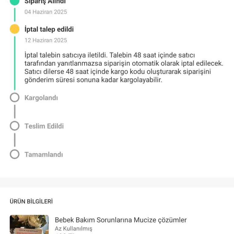 Dolap Uygulamasında Sipariş Gecikmesi ve İptal Sorunu