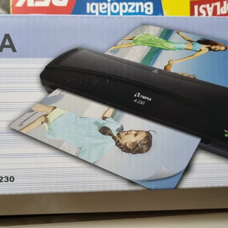 Olimpiya Laminasyon Makinası, Kağıt Sıkıştırdı!