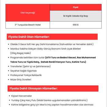 Mısır Turunda Organizasyon Eksikliği Ve Mağduriyet