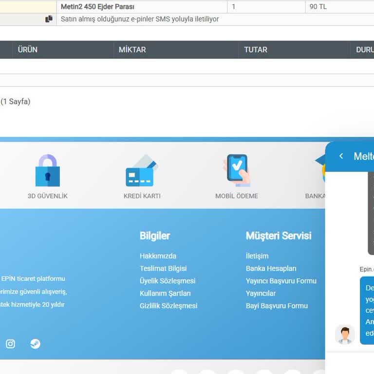 Satın Aldığım Kod İki Gündür İletilmedi Destek Ekibi Yanıt Vermiyor