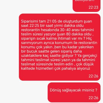 Burger King Siparişim Bir Buçuk Saattir Teslim Edilmedi, Müşteri Hizmetlerine Ulaşılamıyor!