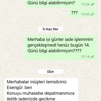 Elbise İadesi Bir Aydır Yapılmadı, Müşteri Hizmetleri Çözüm Sunmuyor