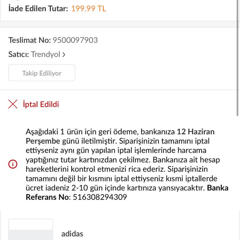 Siparişlerim Açıklamasız Şekilde İptal Edildi