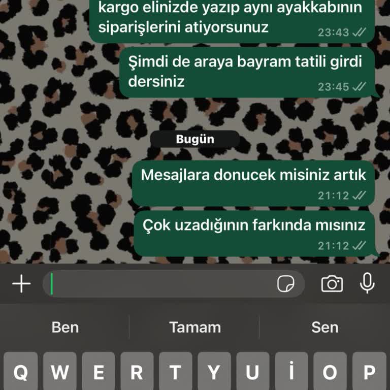 Ayakkabı Siparişimde Stok Sorunu Ve İletişimsizlik