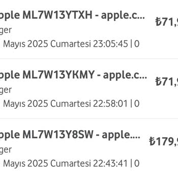 Mobil Ödeme Kapalı Olmasına Rağmen Apple.com'dan İzinsiz Çekim