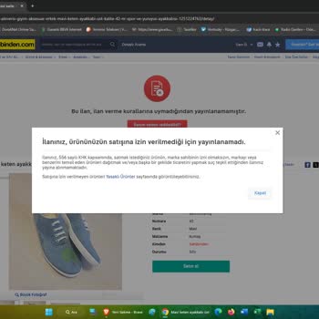 Sahibinden.com'da İlan Yayınlama Sorunu Ve Personel Yaklaşımı