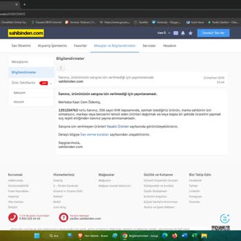 Sahibinden.com'da İlan Yayınlama Sorunu Ve Personel Yaklaşımı