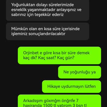 Orjinbet Yüksek Tutarlı Ödemeleri Geciktiriyor