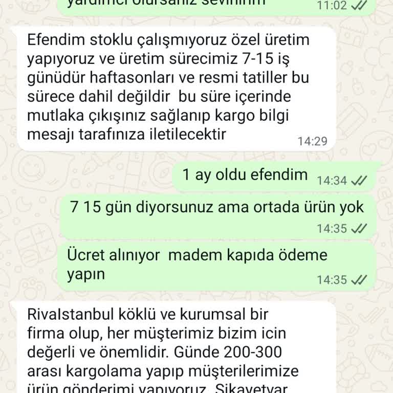 İnternet Siparişim İki Aydır Teslim Edilmiyor