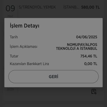 Hesabımdan İzinsiz Nomupay Alpos Teknoloji Para Çekimi Ve İade Talebim