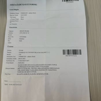 Kısa Sürede Yıpranan Ayakkabı Ve İlgisiz Müşteri Hizmeti