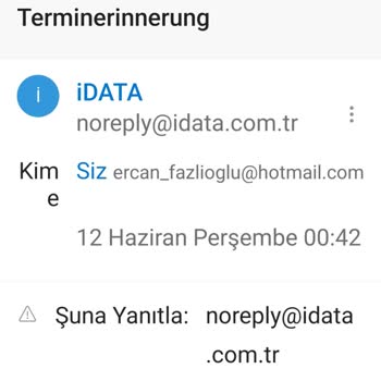 Randevum Spam Maile Düştü Ve Erken İptal Edildi