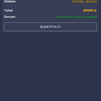Kazancım Silindi Paramı Ödemiyorlar