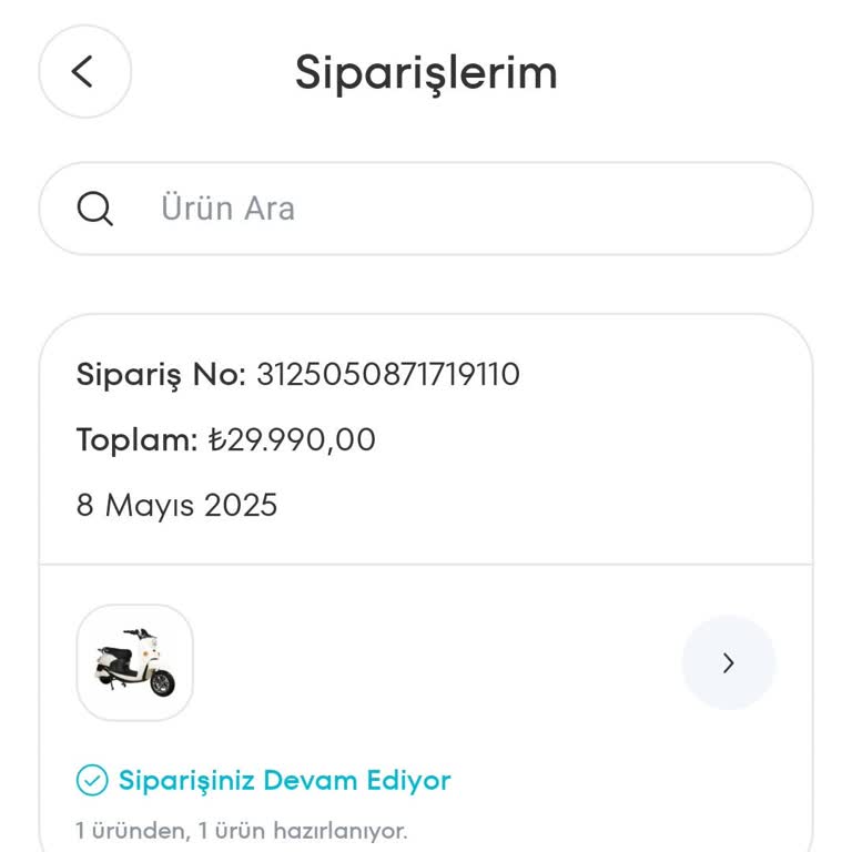 A101 Ekstra'dan Alınan Elektrikli Motosiklet Teslim Edilmiyor