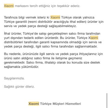 Xiaomi Robot Süpürge İçin Orijinal Yedek Parça Ve Destek Sorunu