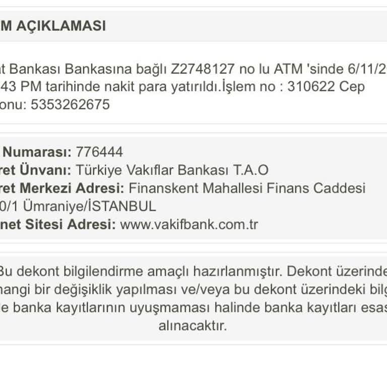 ATM’de Kaybolan Para, Sessiz Kalan Banka