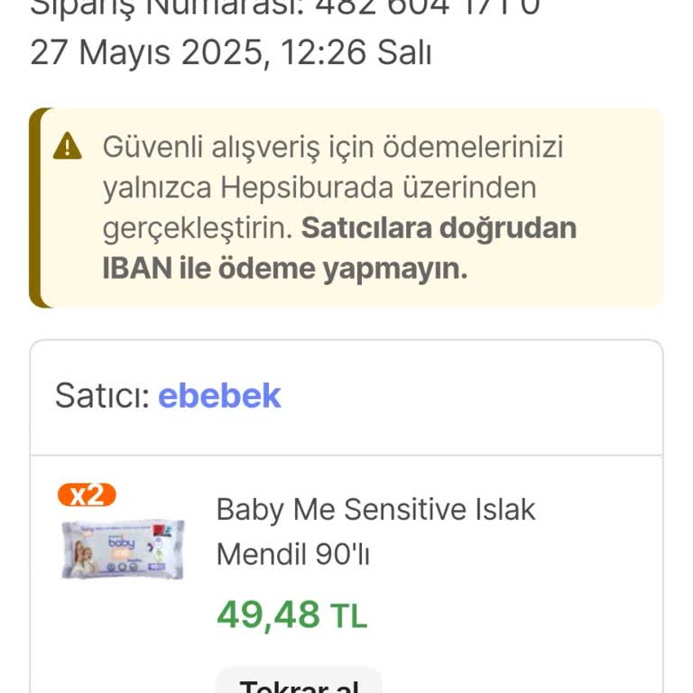 Hepsiburada Siparişim Teslim Edilmedi İptal Talebim Reddedildi