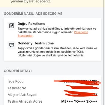 İade İçin Uygunsuz Saatte Aranma Ve Teslimat Sorunu