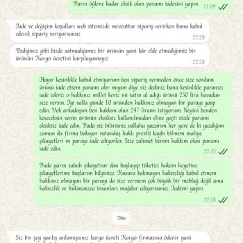 İade Edilen Üründe Eksik Para İadesi Ve Mağduriyet