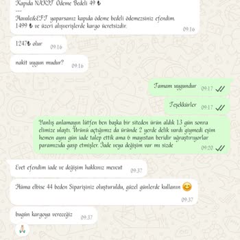 İade Edilen Üründe Eksik Para İadesi Ve Mağduriyet