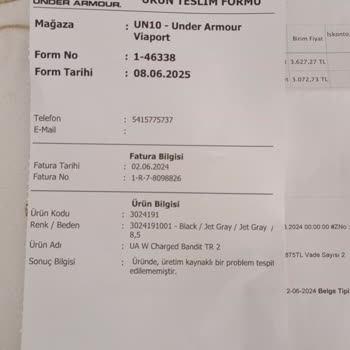 3 Ayda Açılan Ayakkabıya Garanti Kapsamında İlgisiz Yaklaşım