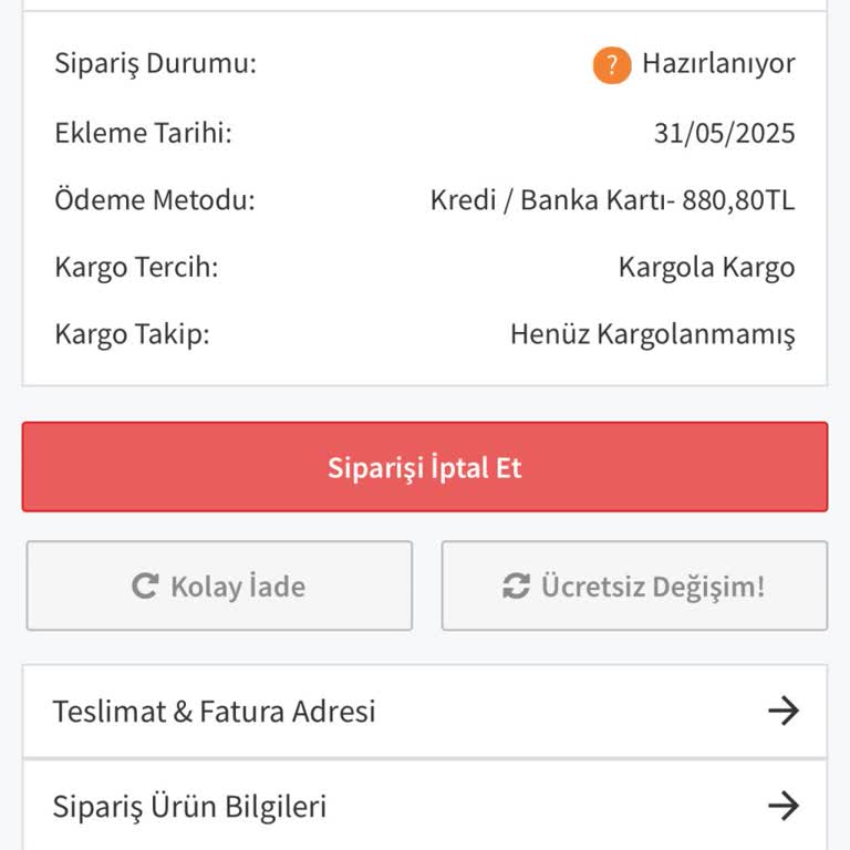 Siparişim 15 Gündür Kargolanmadı, Müşteri Hizmetlerine Ulaşamıyorum