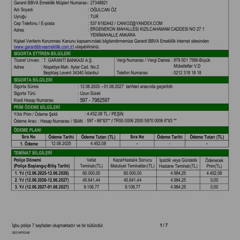 Zorunlu Sigorta İptal Talebim Reddedildi, Ücretim İade Edilmiyor