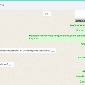 Dikiş Hatalı Ürün İade Talebim Reddedildi Ve Kötü Üslupla Karşılaştım