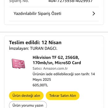 Amazon.com.tr Ve Hikvision Garanti Desteği Hayal Kırıklığı