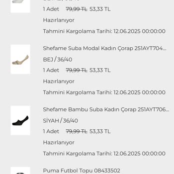 Özdilekteyim Siparişin Gecikmesi Ve Müşteri Hizmetlerinin Yetersizliği