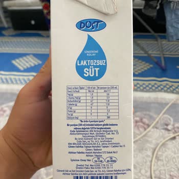BİM'den Alınan Laktozsuz Sütte Bozulma Ve İletişim Sorunu