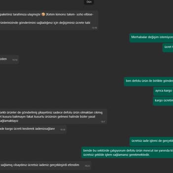 Defolu Ürün Ve İade Sürecinde Haksız Kargo Ücreti Kesintisi