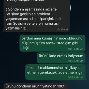 Yasal İade Hakkım Engellendi, Haksız Kesinti Talep Edildi