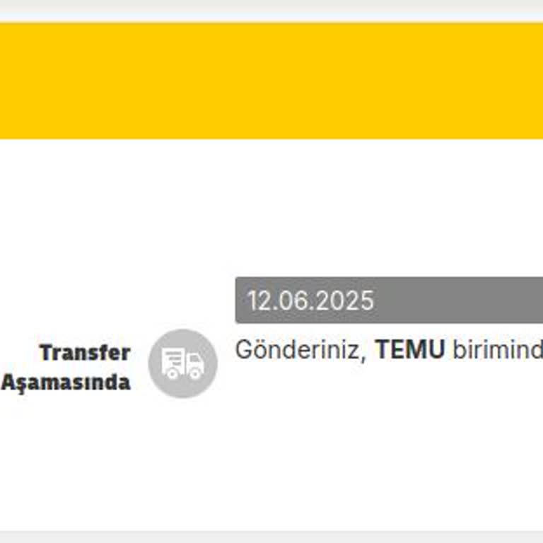 Temu.com'dan Alınan Paketin Teslim Edilmemesi Ve Yetersiz Bilgilendirme