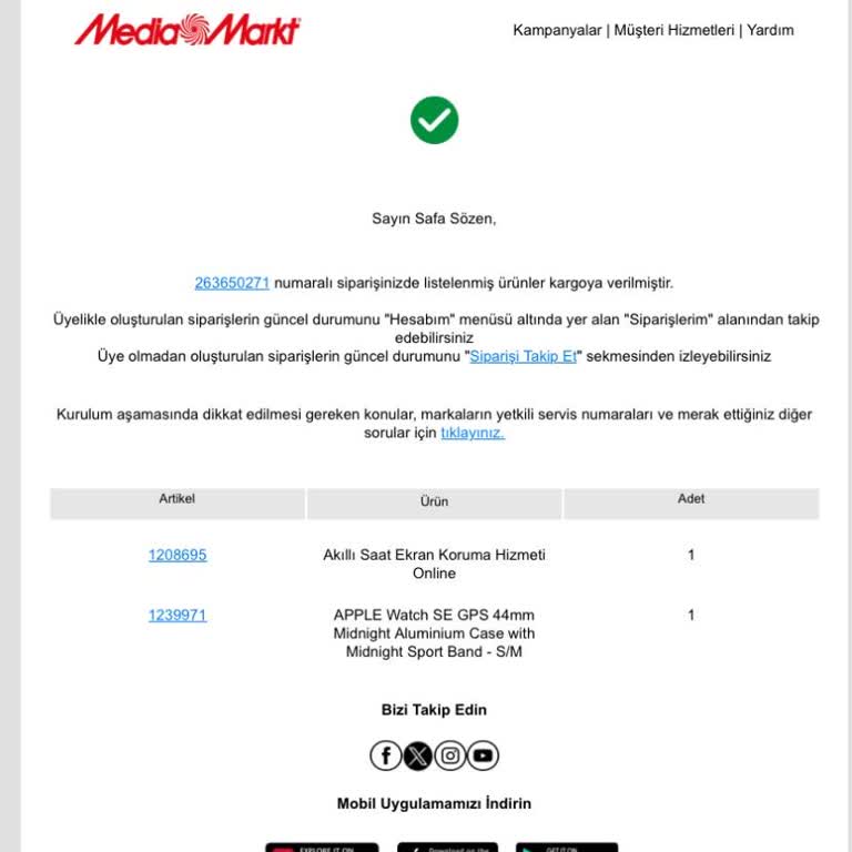 Sipariş İptali Talebime Rağmen Ürün Kargolandı, Müşteri Hizmetleri Çözüm Sunmuyor
